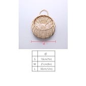 preiswerte Aufbewahrung &amp; Organisation-wandbehang blumenkorb dekoration gewebter korb strohkorb weidenblumentopf rattan korb pflanze rattan wandbehang blumenkorb großhandel