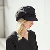 abordables Chapeaux de fête-simple Couleur unie Polyester Chapeaux avec Couleur Pure 1 pc Casual / Coupe de Melbourne Casque