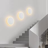 abordables Appliques murales encastrées-lightinthebox 1 lumière 15 cm applique murale LED lampes murales design circulaire mini style simple / moderne / contemporain salon chambre salle à manger lumière en métal 110-120v / 220-240v