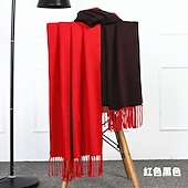 preiswerte Schals &amp; Handschuhe für Männer-Doppelseitiger Kaschmirschal für Herren Herbst und Winter verdickter warmer Schal Winterwollschal für Herren