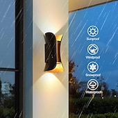 cheap Outdoor Wall Lights-1-Light 20cm Outdoor LED Wall Light Multi Color Up and Down Lighting Indoor Wall Lamp Hotels Courtyards Passages Gates Porch Corridor Modern 90-264V