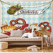 levne Oktoberfest-Oktoberfest gobelín na zdraví piva oslava velká stěna gobelín umění výzdoba deka závěs závěs domácí ložnice dekorace obývacího pokoje