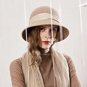 levne party klobouky-elegantní bavlněné čepice se šněrováním 1 ks ležérní / dostihová pokrývka hlavy