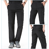 baratos Partes inferiores-Homens Calças de Trilha Calças forradas de lã Casaco de inverno Calças Softshell Militar Inverno Outono Ao ar livre Térmico / Quente A Prova de Vento Bolso multi Redutor de Suor Calças Cintura