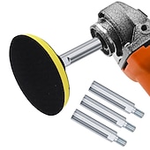 economico set di punte da trapano-albero di prolunga per punte per smerigliatrice angolare 80 mm m10 biella durevole per utensile elettrico adattatore di connessione per levigatura pad per lucidatura