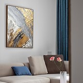 billiga Abstrakta målningar-oljemålning handgjorda handmålade väggkonst abstrakt canvas målning heminredning dekor sträckt ram redo att hänga