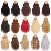 cheap Clip in Extensions-Curly Synthetic Hair 22 inch Hair Extension Fishing Line Hair 1pc / pack Adjustable Women&#039;s Girls&#039;
