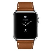 economico Cinturini per Apple Watch-Compatibile con Cinturino dell&#039;Apple Watch 38mm 40mm 41mm 42mm 44mm 45mm 49mm Lusso Regolabili Fibbia in acciaio inossidabile Vera pelle Cinturino di ricambio per iwatch Serie Ultra 8 7 6 5 4 3 2 1 SE