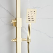 abordables Robinets de douche-Robinet de douche, système de douche Système de pommeau de douche à effet pluie Ensemble de massage à jet corporel - Douchette incluse