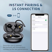 baratos Auscultadores TWS True Wireless-YYK580 Fone de ouvido sem fio True TWS Gancho para Orelha Bluetooth 5.2 Estéreo Detecção automática de ouvido IPX6 à prova d&#039;água para Apple Samsung Huawei Xiaomi MI Ginástica Treino de Ginástica
