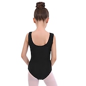 levne Dětské taneční oblečení-Dětské taneční kostýmy Balet Leotard / Kostýmový overal Potisk Barevně dělené Flitry Dívčí Trénink Výkon Bez rukávů Vysoký Polyester