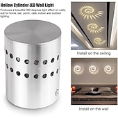 お買い得  LEDウォールライト-Lightinthebox クリエイティブ LED 屋内ウォールライトリビングルームショップ/カフェアルミウォールライト ip44 ac100-240v 3 ワット