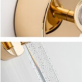 cheap Indoor Wall Lights-Crystal LED Nordic Style Indoor Wall Lights Living Room Metal Wall Light 220-240V