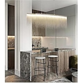 cheap Island Lights-100 cm Multi-shade Bulb Included Chandelier Gold Pendant Light Metal Island Oil-rubbed Bronze Chic &amp; Modern Luxury Firework 110-120V 220-240V