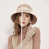 levne party klobouky-elegantní bavlněné čepice se šněrováním 1 ks ležérní / dostihová pokrývka hlavy