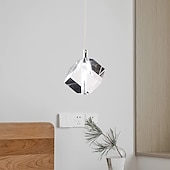 voordelige Eilandlichten-1-licht 9cm kristal mini hanglamp led metalen mini gegalvaniseerde eilandverlichting moderne eigentijdse stijl keuken eetkamer thuis bar licht 110-120v 220-240v