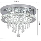 cheap Ceiling Lights &amp; Fans-30cm Island Design Ceiling Lights Stainless Steel Electroplated Modern 220-240V