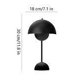 abordables Lámparas de mesa-lámpara de escritorio yable nórdica potable lámpara de brote personalidad simple lámpara de escritorio de estudio led creativa dormitorio junto a la cama decoración del hogar lámpara de noche lámpara