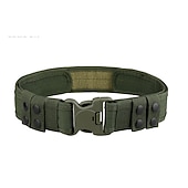 abordables Ceintures pour homme-Homme Ceinture Ceinture Tactique Tricot Mode Athleisure Tactique Couleur Unie Noir Kaki Extérieur Sport en Plein Air Randonnée Boucle à pression