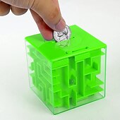 cheap Magic Cubes-2 Pack Maze Piggy Bank Funny Money Jars Money Maze Puzzle Box Perfect Money Holder Puzzle and Brain Teasers for Teenagers and Adults