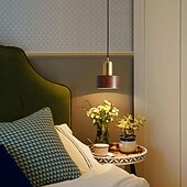 economico Luci a sospensione-15cm pendente lanterna design lampada a sospensione rame ottone moderno 220-240v