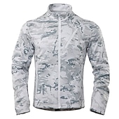 preiswerte Fleece &amp; 3 in 1 Jacken-Herren Militärische taktische Jacke Wanderfleecejacke Winter Draussen Thermowarm Fleece-Futter Wasserdicht Winddicht Oberbekleidung Windjacke Trenchcoat Weiß Tarnung