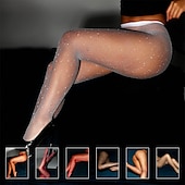 billige Tilbehør til dans-dansetilbehør sokker rhinestone kvinners fest daglig slitasje polyester sexy varme strømper strømpebukse
