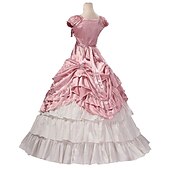 cheap Dresses-Rococo Victorian Ball Gown Party Costume Masquerade Prom Dress Bridal Women&#039;s Masquerade Carnival Wedding Party Adults&#039; Dress
