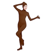cheap Matte-Zentai Suits Catsuit Skin Suit Carnival Costume Full Body Suit Kings Day All Solid Color Lycra® Costume for Party Stage Kid&#039;s Adults&#039;