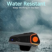 voordelige Motorhelm headsets-Motorhelm bluetooth headset full duplex intercom speaker fm radio motor communicatie systeem handsfree waterdichte hoofdtelefoon 1000m
