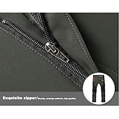 abordables Fondos-pantalones forrados de vellón para mujer pantalones impermeables para caminar pantalones pantalones softshell patchwork invierno al aire libre a prueba de viento cálidos y transpirables fondos ligeros verde militar naranja caza pesca acampar esquiar