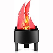 economico Luci decorative-luci di halloween led falso fuoco fiamma luce 3d tremolante fuoco fiamma elettronica fiamma luce di notte prop simulata fiamma lampada prop per halloween natale decorazione del partito al coperto