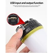 cheap Camping Lights-LED Camping Lights Outdoor 30W Waterproof COB Multiple Use White Red 3.7 V Outdoor Lighting 41 LED Beads