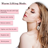 economico Apparecchi per la cura del viso-7 in 1 dispositivi di sollevamento del viso rf microcorrente ringiovanimento della pelle massaggiatore viso terapia della luce anti invecchiamento rughe apparato di bellezza