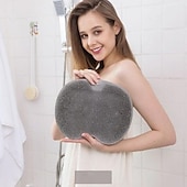 abordables Alfombra de baño antideslizante-Alfombra de baño antideslizante para eliminar la piel muerta, gente perezosa, artefacto para frotar la espalda, ducha de silicona, cepillo para espalda, masajeador de baño limpio