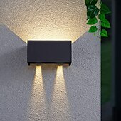 cheap Outdoor Wall Lights-LED Outdoor/Indoor Wall Lamp 2 Heads 12W 4 Heads 20W Adjustable Beam Angle LED Porch Lamp Outdoor Lamp Applicable to House Terrace and Porch AC85-265V