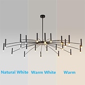 economico Luci a sospensione-Fuochi d&#039;artificio a soffitto rotante, 12/24 luci 39 &quot;/51&quot; lampada da soffitto a puntatore creativo per soggiorno, moderna plafoniera a led da incasso, luci di fuochi d&#039;artificio