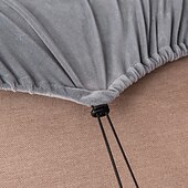 billige Sofatrekk-sofatrekk i fløyel 3-seters sofa putetrekk stretch sofa trekk møbelbeskytter med pute setetrekk, kan maskinvaskes