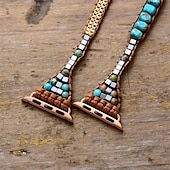 cheap Apple Watch Bands-Handmade Braided Rope Compatible with Apple Watch band Women Multilayer Beaded Beads Strap Replacement Wristband for 38mm 40mm 41mm 42mm 44mm 45mm 49mm iwatch Series Ultra 8 7 6 SE 5 4 3 2 1