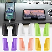 お買い得  車載ホルダー-アップグレードされた多機能携帯電話ブラケット 粘着式ダッシュボードマウント 自動車電話ホルダー 幅調節可能 車用粘着ナビゲーション 携帯電話ブラケット すべての携帯電話用