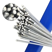 economico accessori per trapano-Filo per saldatura da 500 mm in alluminio leggero per brasatura a bassa temperatura con anima per brasatura 50 pezzi