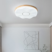 Недорогие Потолочные светильники и вентиляторы-Скандинавская теплая круглая фара для спальни, лампа для учебы, потолочный светильник