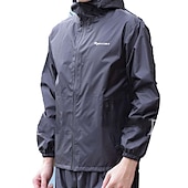 abordables Chaquetas y chalecos para hombre-Hombre Chaqueta de Ciclismo con Pantalones Chaqueta para lluvia Impermeable Resistente al Viento Resistente a la lluvia Transpirable Bicicleta Paravientos Impermeable MTB Bicicleta Montaña Ciclismo