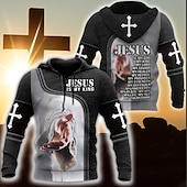 cheap Men&#039;s 3D Hoodies-Men&#039;s Wings Templar Cross Hoodie Hoodies Sweatshirt Pullover Hoodie Sweatshirt Long Sleeve Hooded Sweatshirt Hooded Streetwear 3D Print Daily Sports Wine Red Custom Print Fall Spring &amp;  Fall Designer