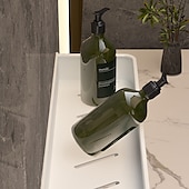economico Mensole per il bagno-doccia caddy bagno scaffali a parete bianco dell&#039;organizzatore di immagazzinaggio cremagliera bagno cucina bagno hardware ciondolo bagno scaffale spazio doccia in alluminio cremagliera angolo mensola