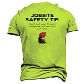 preiswerte Lustige T-Shirts für Männer-Männer Erwachsen Humor Unisex Buchstaben Grafikdrucke T-Shirt Kurzarm T-Shirt 3D Druck Crew-Neck Shirt Vintage Sport Designer Outdoor Straße Täglich Schwarz Weiß Gelb Sommer Kleidung S M L XL
