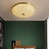 お買い得  天井のライトとファン-40cm アイランドデザイン シーリングライト 銅 真鍮 モダン 220-240v