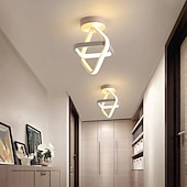 voordelige Dimbare plafondlampen-24cm semi-inbouw plafondlampen metaal geverfde afwerkingen led nordic style 3000/6000k 110-120v 220-240v