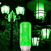 billiga LED-klotlampor-4 st led eld flamma glödlampa 4 lägen dynamisk flimmer effekt lampa gravitationssensor för inomhus utomhus hem party dekoration