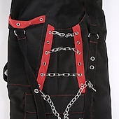 voordelige Bodems-Punk &amp; Gothic Y2K jaar 2000 Broeken Gemaskerd Bal Pittige Meisjes Dames Carnaval Maskerade Broeken